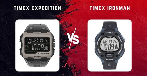 timex expedition vs ironman.